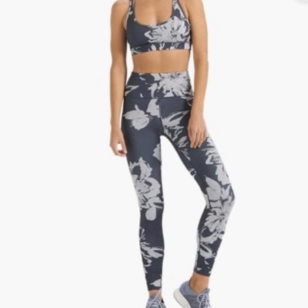 VUORI Big Flower Elevation SET Legging & Bra sz Large